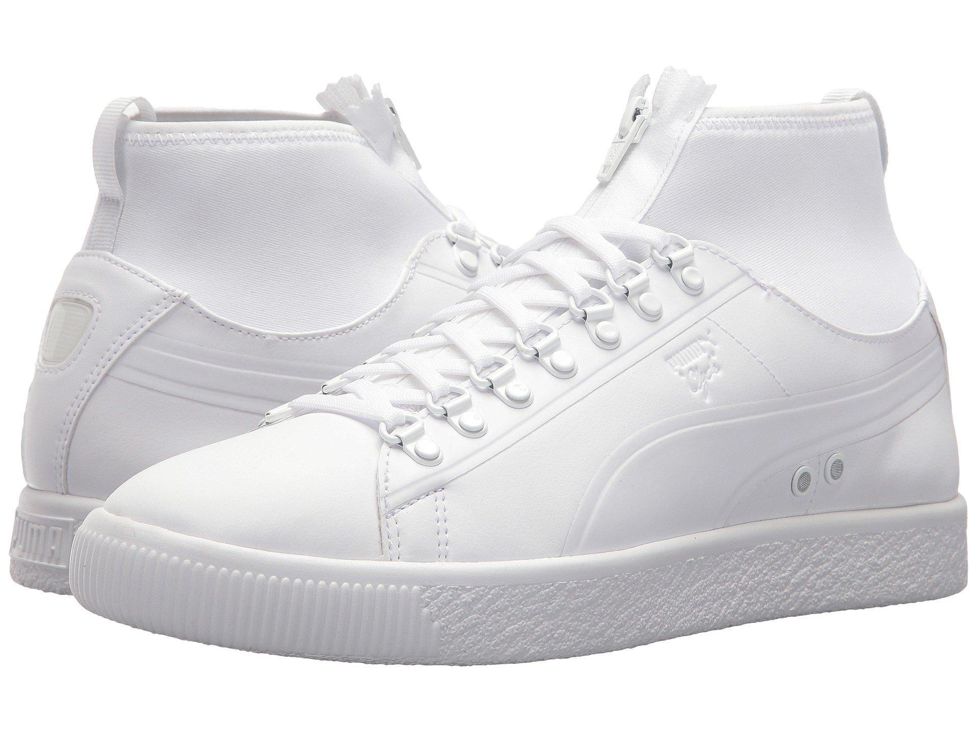 Puma Clyde Sock Rains, White/ White 