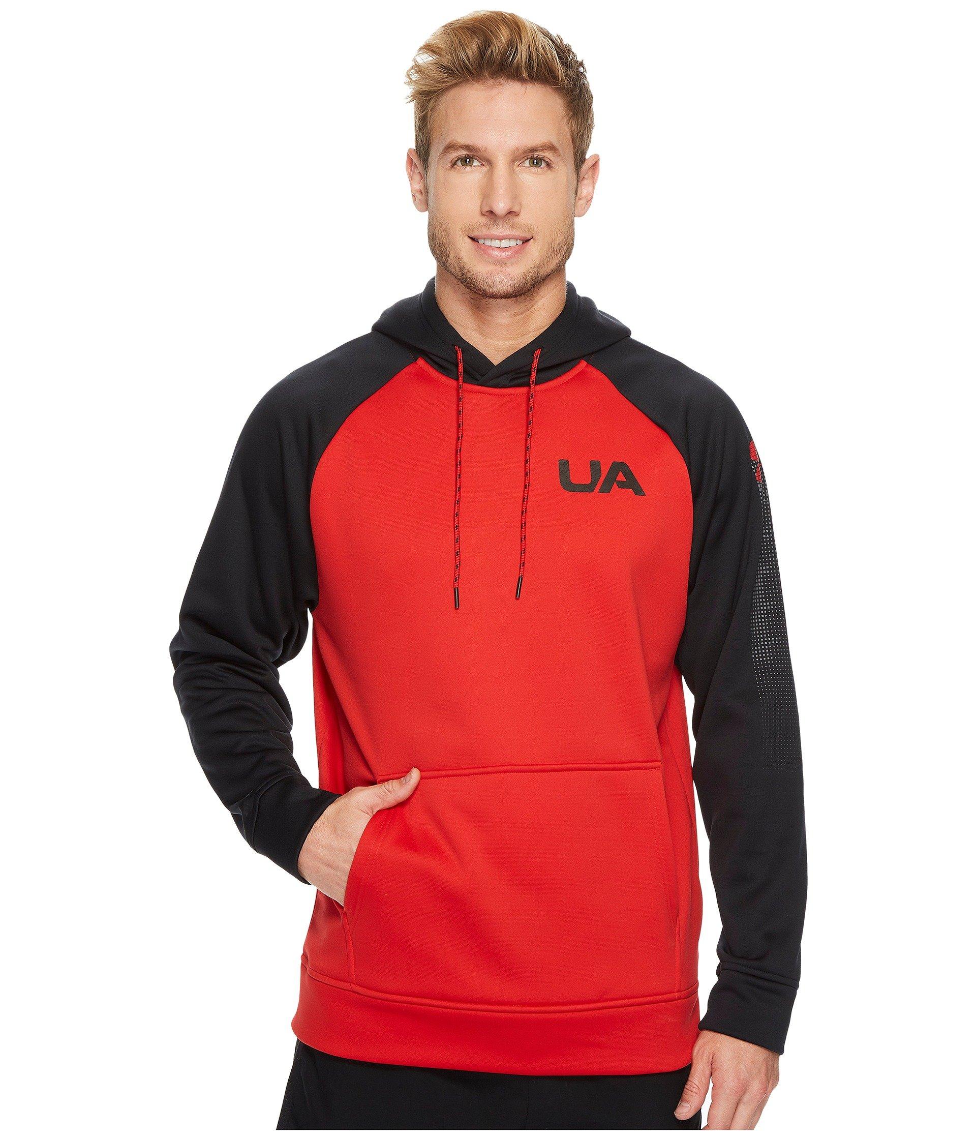 black and red under armour hoodie