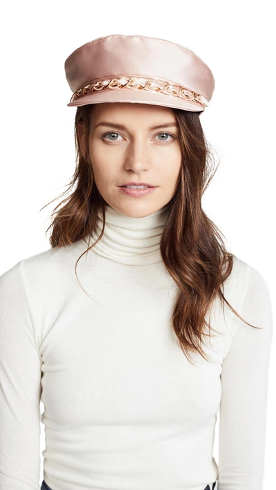 Shop Eugenia Kim Marina Hat In Blush