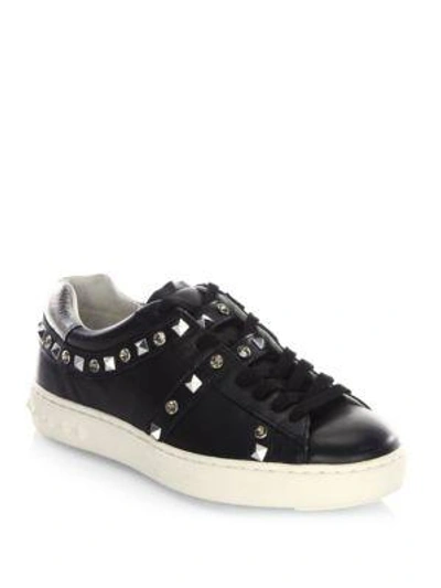 Shop Ash Leather Sneakers In Black Multi