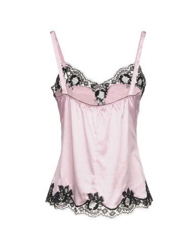 Shop Dolce & Gabbana Tops In Pink