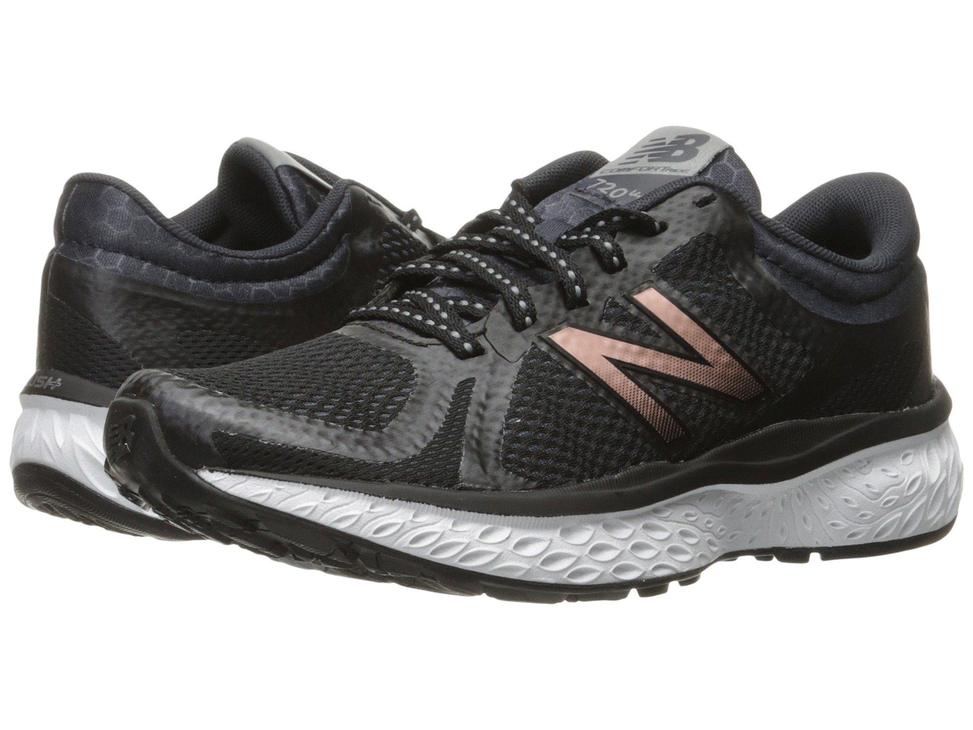 new balance rose gold black