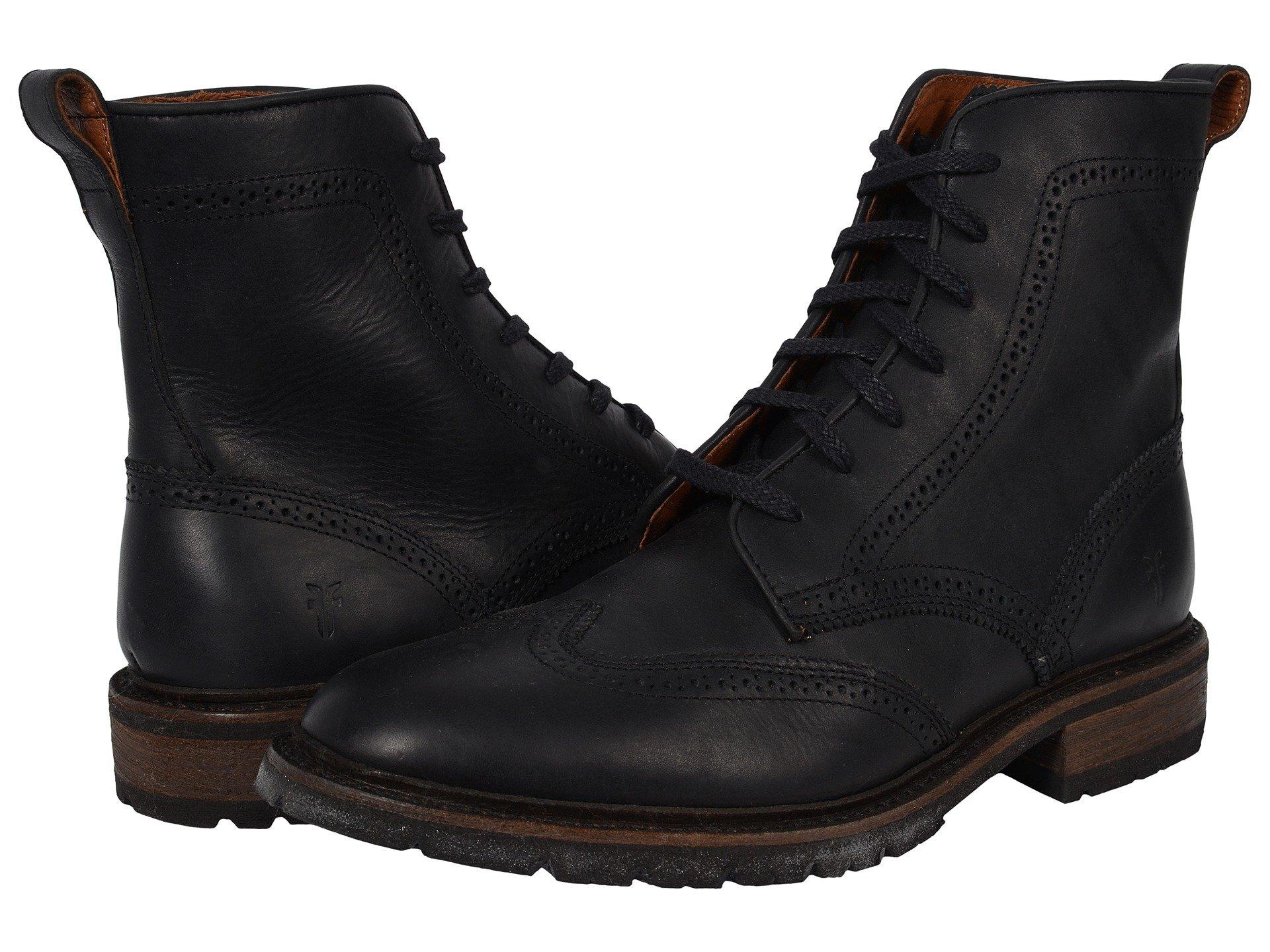 frye james lug wingtip