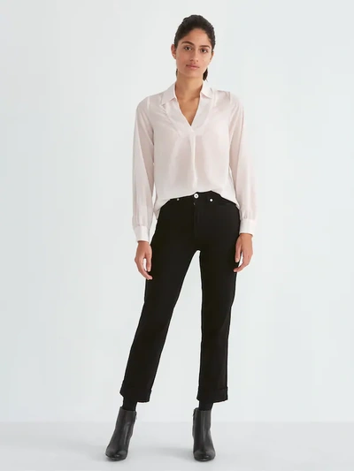 Shop Frank + Oak The Patti Straight-fit Jean In Black