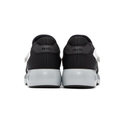 Shop Prada Black Cloudbust Sneakers