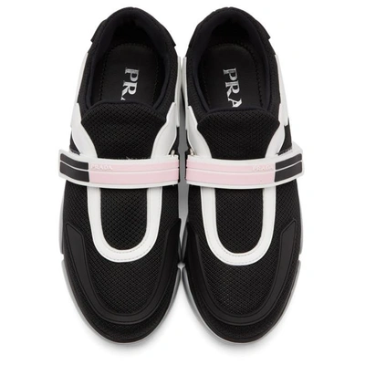 Shop Prada Black Cloudbust Sneakers