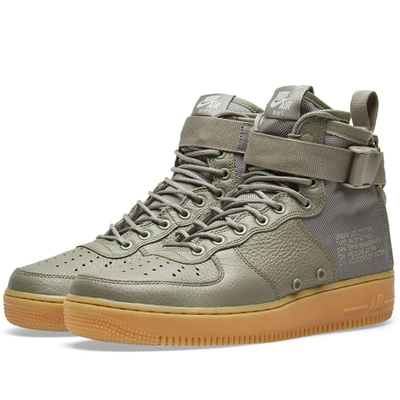 Nike Sf Af1 Mid Sneakers In Green | ModeSens