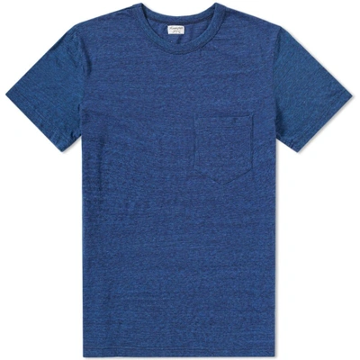 Shop Homespun Dad's Jersey Tee In Blue