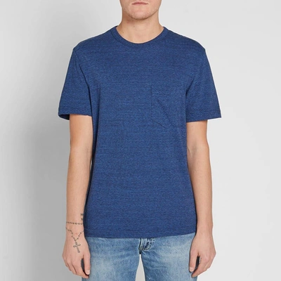 Shop Homespun Dad's Jersey Tee In Blue