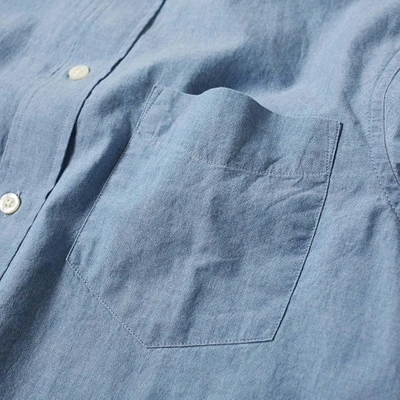 Schep methodologie Keel Gant Rugger Chambray Shirt In Blue | ModeSens