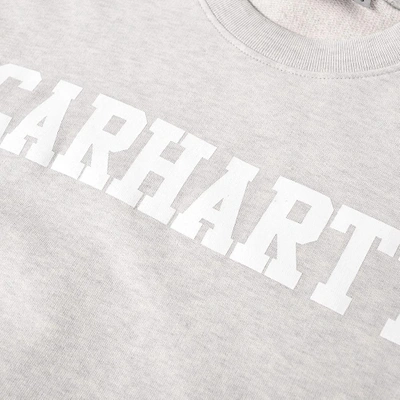 Shop Carhartt College Sweat In Grey