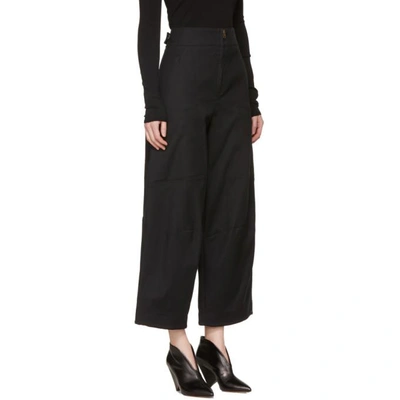 Shop Chloé Chloe Black Cargo Trousers In 001 Black