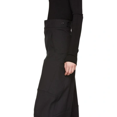 Shop Chloé Chloe Black Cargo Trousers In 001 Black