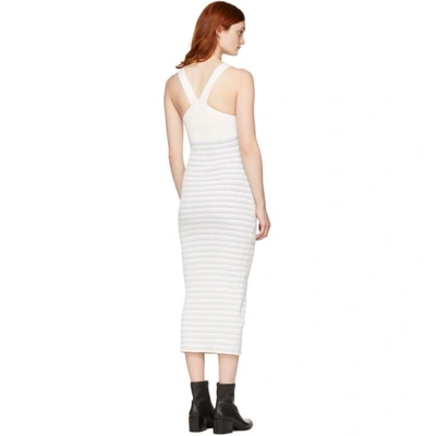 Shop Opening Ceremony White Striped Maxi Dress In 1100 Whitem