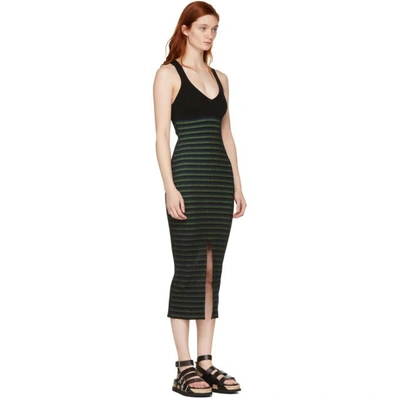 Shop Opening Ceremony Black Striped Maxi Dress In 0002 Blackm