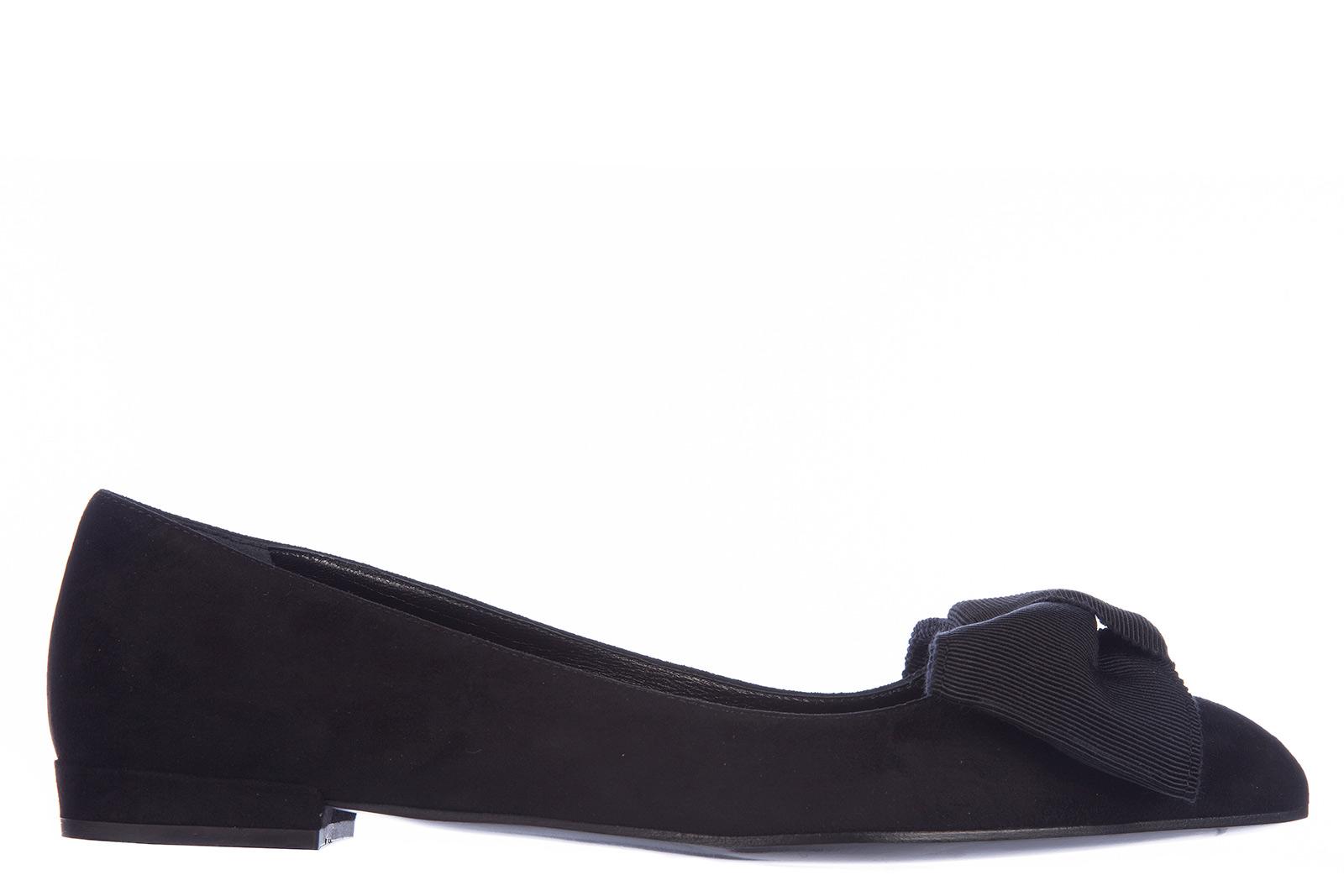 prada ballerina flats with bow