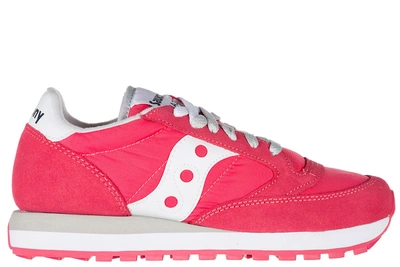 Shop Saucony Women's Shoes Suede Trainers Sneakers Jazz O In Pink