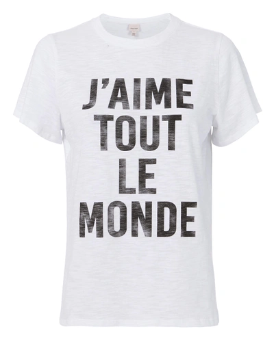 Shop Cinq À Sept J'aime Tout Le Monde T-shirt