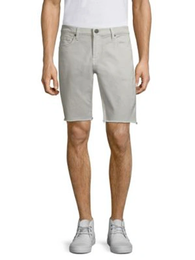 Shop J Brand Eli Cut Off Shorts In Grey Ivory