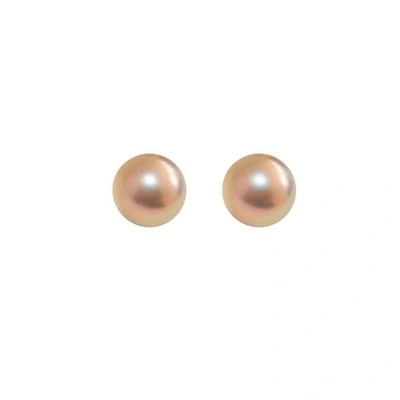 Ora Pearls Large Gold Pearl Stud Earrings 9ct Gold