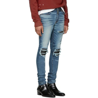 Shop Amiri Indigo Mx1 Classic Jeans