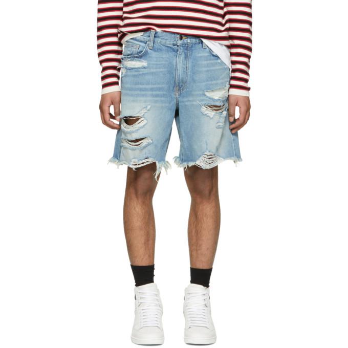 mike amiri jean shorts