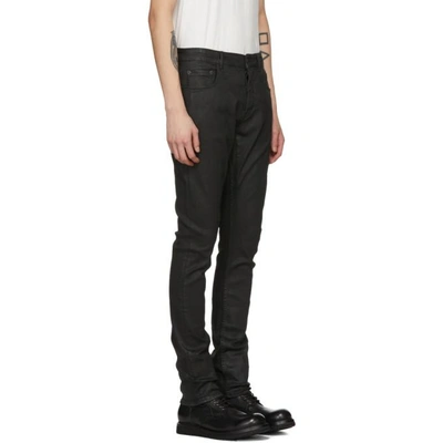 Shop Rick Owens Drkshdw Black Detroit Cut Jeans In 99 Blk Blk