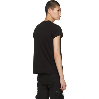 Shop Rick Owens Drkshdw Black Short Level T-shirt In 09 Black