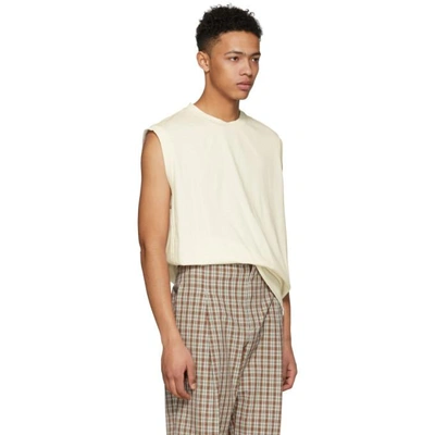 Shop 3.1 Phillip Lim / フィリップ リム Off-white Reconstructed Muscle T-shirt