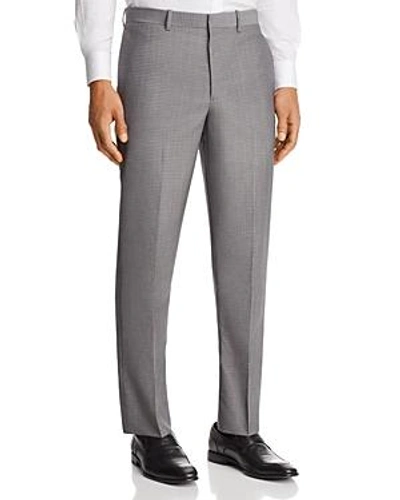 Shop Theory Marlo Tailored Gingham Slim Fit Suit Separate Dress Pants In Gray