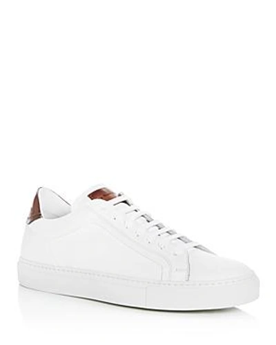 Shop To Boot New York Men's Carlin Leather Lace Up Sneakers In Tan