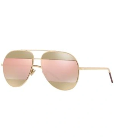 Shop Dior Sunglasses, Cd Split1 In Pink / Pink Mirror