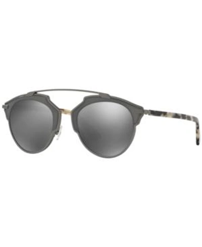 Shop Dior Sunglasses, Cd So Real/s In Brown / Gray Mirror
