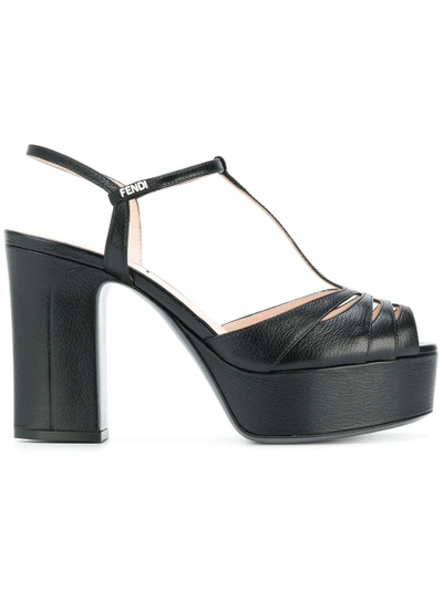 Shop Fendi Platform Open-toe Sandals
