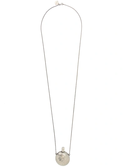 Shop Ann Demeulemeester Long Bottle Necklace - Metallic