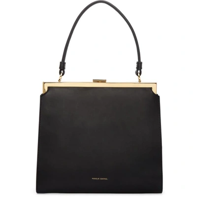 Shop Mansur Gavriel Black Leather Elegant  Bag