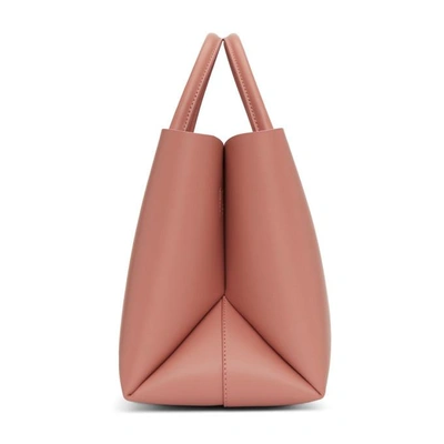Shop Mansur Gavriel Pink Mini Folded Bag