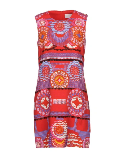 Shop Peter Pilotto Short Dress In Red