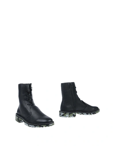 Shop Yohji Yamamoto Ankle Boots In Black