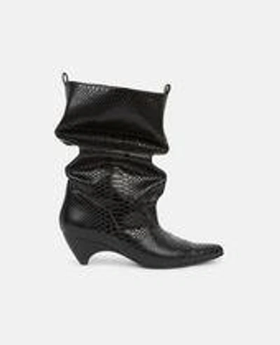 Shop Stella Mccartney Black Slouchy Boots