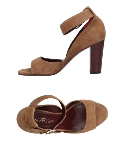 Shop Avril Gau Sandals In Brown