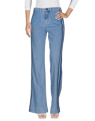 Shop Victoria Victoria Beckham Denim Pants In Blue