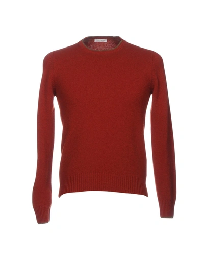 Shop Gran Sasso Sweater In Brick Red