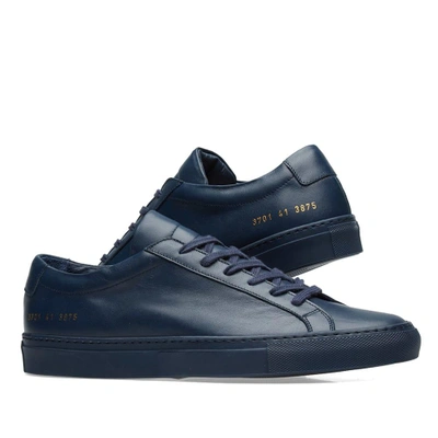 Shop Common Projects Woman By  Original Achilles Low In Blue