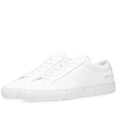 Shop Common Projects Woman By  Achilles Low Confetti Sole In White