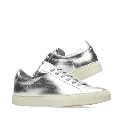 Shop Common Projects Woman By  Original Achilles Retro Low In Silver