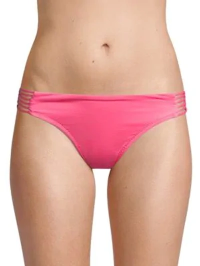Shop Milly Maglificio Bikini Bottom In Pink