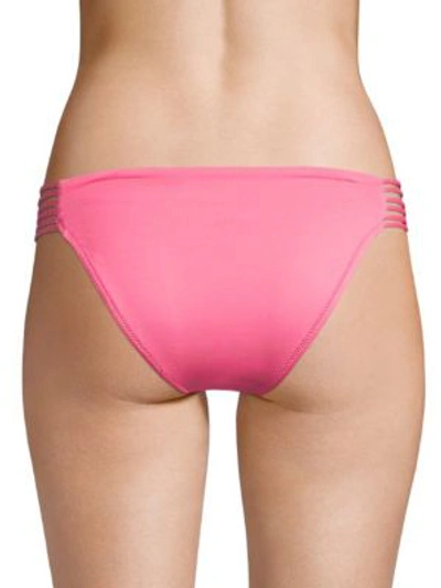 Shop Milly Maglificio Bikini Bottom In Pink