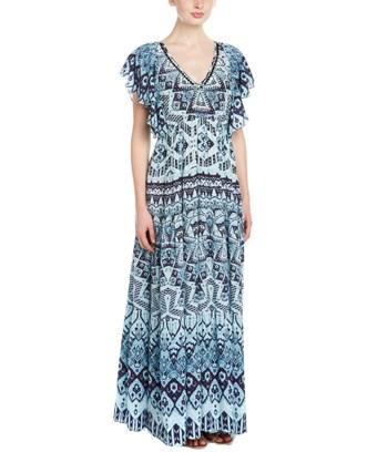 Rococo Sand Throne Print Silk Maxi Dress In Multiple Colors | ModeSens