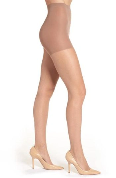 Shop Donna Karan Signature Ultra Sheer Control Top Pantyhose In Teak